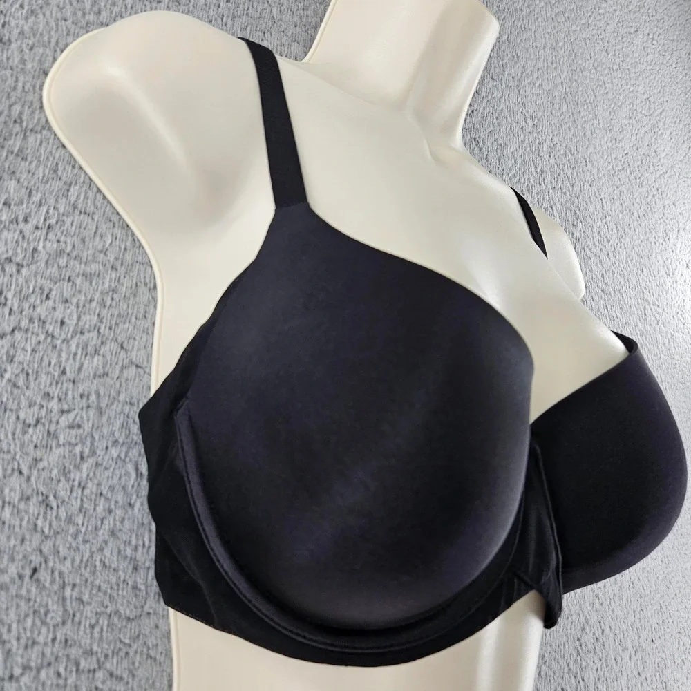 Wacoal Bra 34DD Black 853281‎ Ultimate Side Smoother Underwire Full Coverage